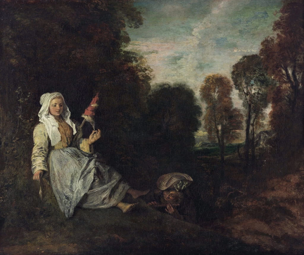 Paesaggio serale con filatrice - Museum Boijmans Van Beuningen, Rotterdam